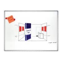 Franken Whiteboard Schienensystem Magnetisch Emaille Einseitig 180 (B) x 90 (H) cm