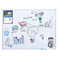 Franken Whiteboard Wandmontiert Magnetisch Emaille Einseitig 200 (B) x 100 (H) cm