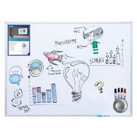 FRANKEN ECO Whiteboard SC4204 Wandmontiert Magnetisch Emaille 200 x 100 cm