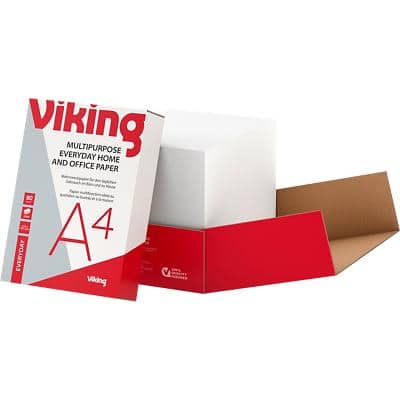 Viking Everyday DIN A4 Kopier-/ Druckerpapier 80 g/m² Glatt Weiß 2500 Blatt