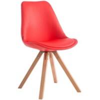 Besucherstuhl Laval CLP Rot