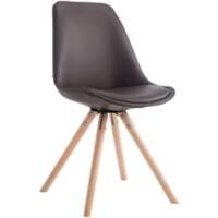 Besucherstuhl Laval CLP Braun