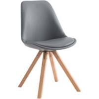 Besucherstuhl Laval Plaza Grau