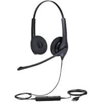 Jabra BIZ 1500 Duo USB Kabelgebundenes Headset Schwarz