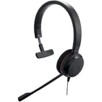 Jabra Headset Evolve 20 MS Mono Verkabelt Kopfbügel USB Schwarz