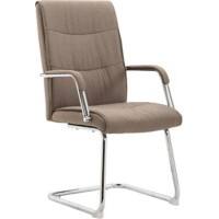 Besucherstuhl Caro V2 Braun, Grau