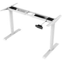 euroseats Sitz-Stehschreibtischgestell Rechteckig T-Fuß 1.800 (B) x 600 (T) x 1.250 (H) mm Metall