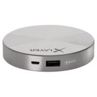 XLayer Powerbank Plus Fashion 6000 mAh Silber