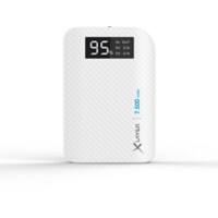 XLayer Powerbank Pure Carbon 7500 mAh Weiß