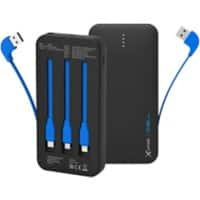 XLayer Powerbank Plus All-in-One 10000mAh Schwarz