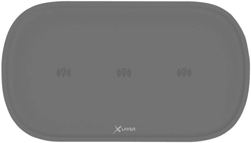 XLayer Qi Induktions-Ladestation 215763 Grau