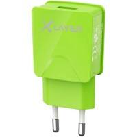 XLAYER 214111 USB-Netzteil Grün