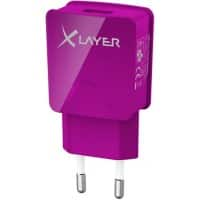 XLAYER 214115 USB-Netzteil Violett