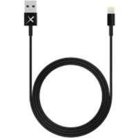 XLAYER 214088 1 x USB A Stecker auf 1 x Apple Lightning Stecker Lade- und Sync-Kabel 1 m Schwarz
