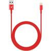 XLAYER 214089 1 x USB A Stecker auf 1 x Apple Lightning Stecker Lade- und Sync-Kabel 1 m Rot