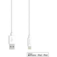 XLAYER 210325 1 x USB A Stecker auf 1 x Apple Lightning Stecker Lade- und Sync-Kabel 1,2 m Weiß