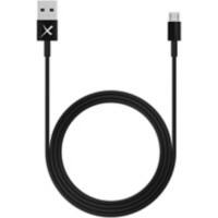 XLAYER 214095 1 x Micro USB A Stecker auf 1 x USB A Stecker Kabel 1m Schwarz