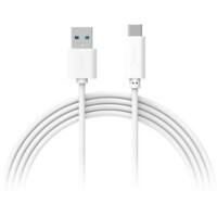 XLAYER 214354 1 x USB C Stecker auf 1 x USB Stecker Kabel 1m Weiß