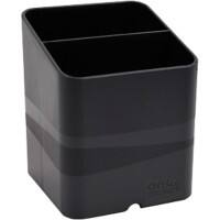 Office Depot Stiftehalter PS (Polystyrol) Schwarz 7,4 x 7,4 x 9,3 cm