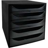 Viking Schubladenbox Schwarz 28,4 x 34,8 x 29 cm