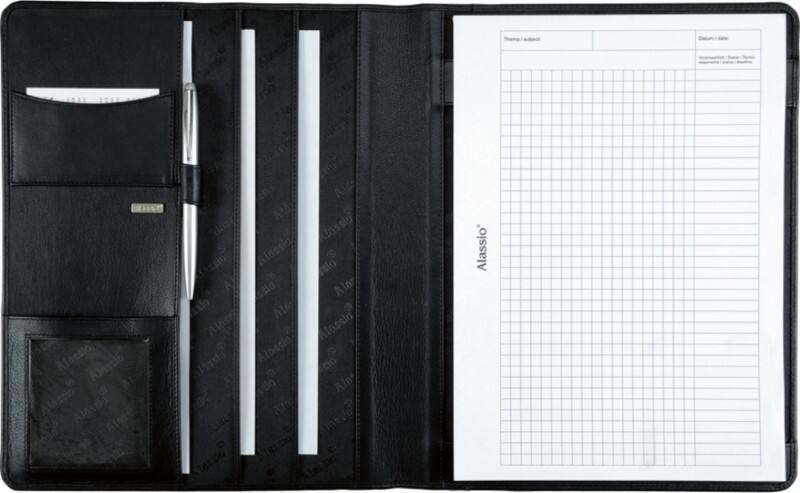 Alassio Konferenzmappe CREMONA 25 x 3 x 32 cm Schwarz