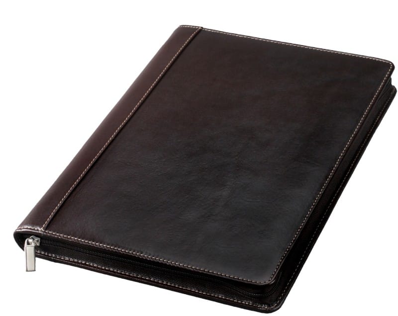 Alassio Konferenzmappe MONACO 25 x 3,5 x 33 cm Dunkelbraun