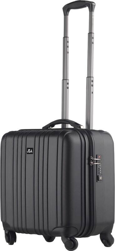 JSA Trolley-Koffer 2 in 1 41 x 24 x 38 cm Schwarz