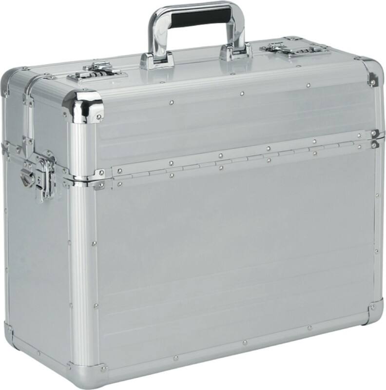 ALUMAXX Pilotenkoffer BETHA 47 x 20 x 38 cm Silber