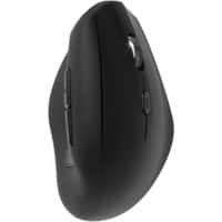 Viking Kabellose Ergonomische Optische Maus ERGO Für Rechtshänder USB-A Nano Receiver Schwarz