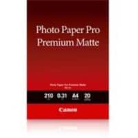 Canon Fotopapier Pro Premium Matt PM-101 DIN A2 210 g/m² Weiß 20 Blatt