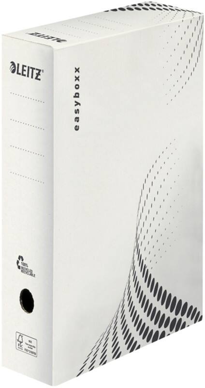 Leitz easyboxx Archivbox 6132 900 Blatt A4 Weißer Karton 10 x 35 x 25 cm 25 Stück