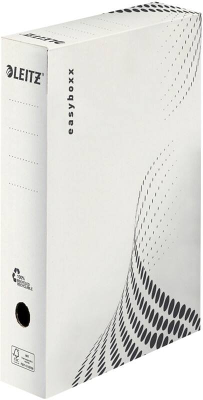 Leitz easyboxx Archivbox 6131 700 Blatt A4 Weißer Karton 8 x 35 x 25 cm 25 Stück