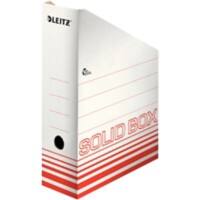 Leitz Solid Archiv-Stehsammler 4607 900 Blatt A4 Hellrot Karton 10 x 26 x 32 cm 10 Stück