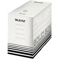 Leitz Solid Archivschachteln 6129 1400 Blatt A4 Weiß Karton 15 x 25,7 x 33 cm 10 Stück