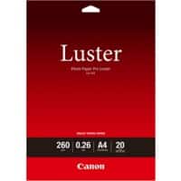 Canon Fotopapier LU-101 DIN A4 260 g/m² Weiß 21 x 29,7 cm 20 Blatt