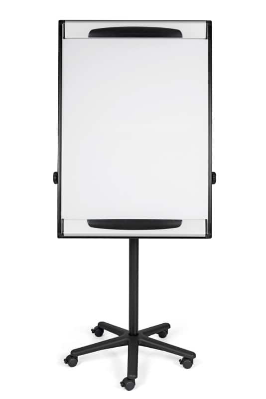 Bi-Office Design Mobiles Flipchart Stahl 70 (B) x 100 (H) cm Schwarz