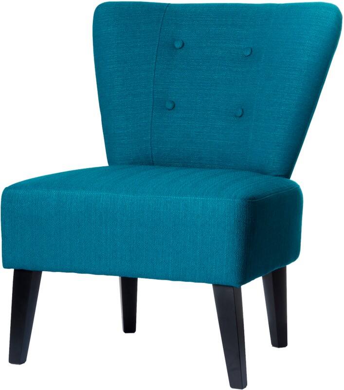 meet powered by PAPERFLOW Besucherstuhl Stoff Ohne Armlehnen Blau Brighton