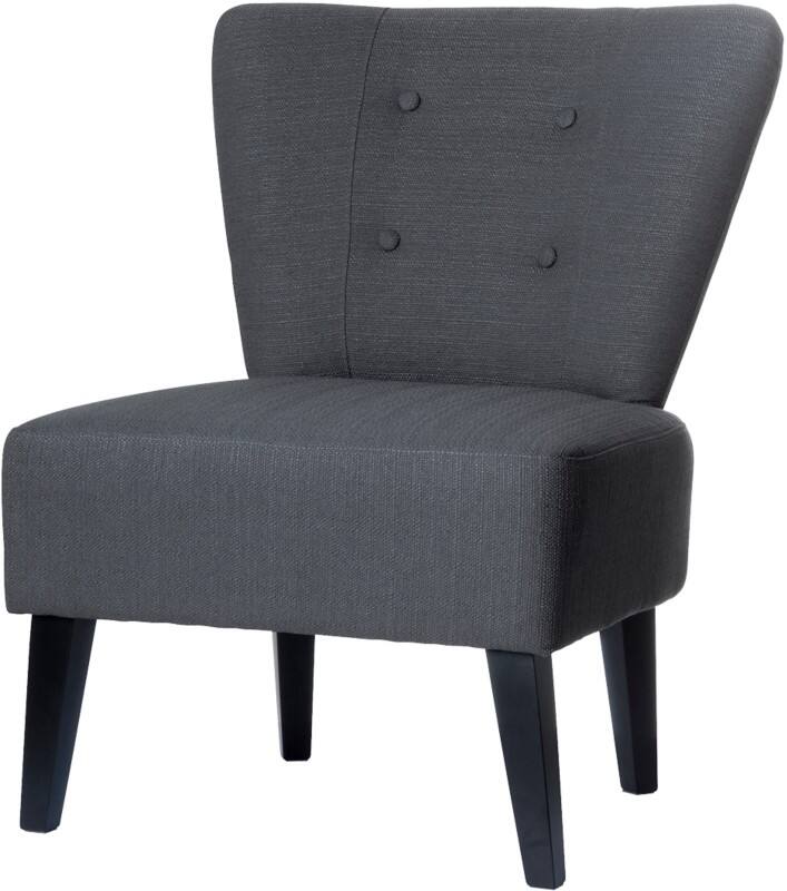 meet powered by PAPERFLOW Besucherstuhl Stoff Ohne Armlehnen Schwarz Brighton