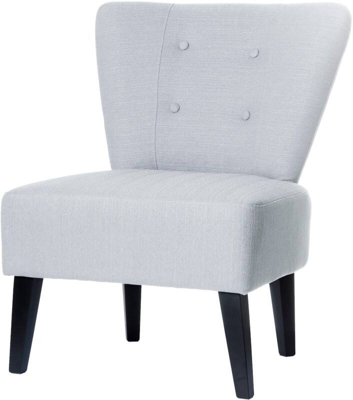 meet powered by PAPERFLOW Besucherstuhl Stoff Ohne Armlehnen Grau Brighton