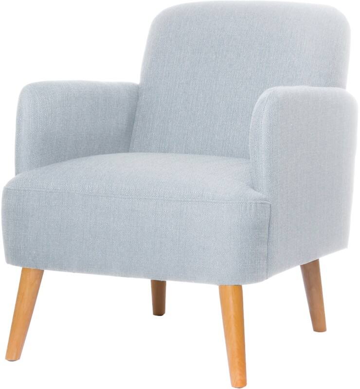 meet powered by PAPERFLOW Besucherstuhl Stoff Feste Armlehne Grau Brooks