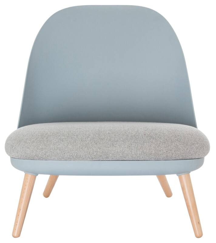 meet powered by PAPERFLOW Besucherstuhl Stoff Ohne Armlehnen Grau Cocoon