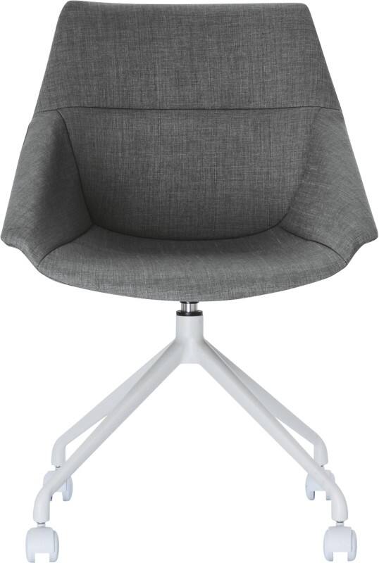 meet powered by PAPERFLOW Besucherstuhl Stoff Feste Armlehne Schwarz LUGE 555 x 580 x 840 mm 2 Stück