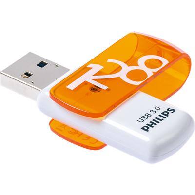 Philips USB-Flash-Laufwerk 128 GB Orange, Weiß