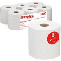 WYPALL L10 General Clean 100% Recycelt Wischtücher Zentralentnahme Weiß 1-lagig 0.6 m 7490 6 Rollen à 630 Blatt