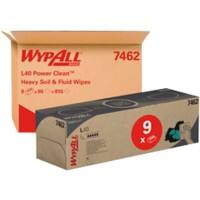 WYPALL L40 Power Clean Wischtücher M-falz Weiß 3-lagig 7462 9 Stück à 90 Blatt