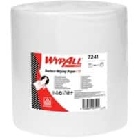 WYPALL Wischtuchrolle L10 1-lagig Gerollt Weiß 1000 Blatt