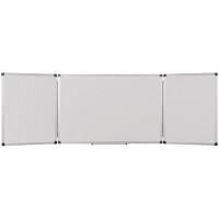 Bi-Office Earth Klappbares Whiteboard Magnetisch Beidseitig 120 (B) x 90 (H) cm Weiß