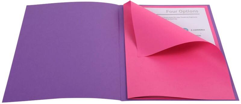 Exacompta Rock''s Aktendeckel DIN A4 Farbig Sortiert Pappkarton 250 Stück