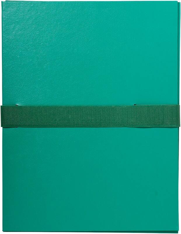 Exacompta Dokumentenmappe 2643E DIN A4 Grün Vinylbeschichtetes Papier 24 x 32 cm 10 Stück