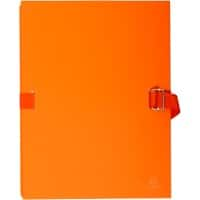 Exacompta Dokumentenmappe 223245E DIN A4 Orange Pressspankarton 24 x 32 cm 10 Stück